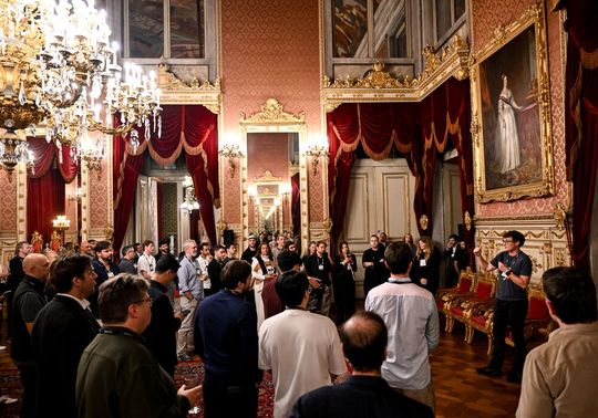 Das andere Gesicht des Web Summit: Empfang beim Founders Dinner im Palácio Nacional da Ajuda in der portugiesischen Hauptstadt Lissabon.(Bild:  Sam Barnes/Web Summit via SPORTSFILE)