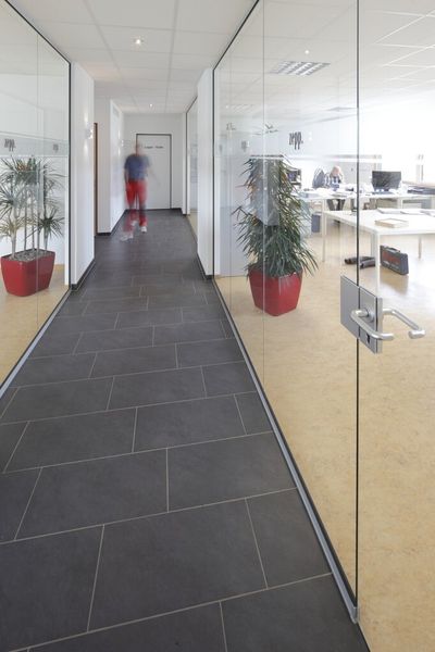 Für eine offene Arbeitsatmosphäre sind nahezu alle Trennwände aus Glas. (Bild: Freyler)