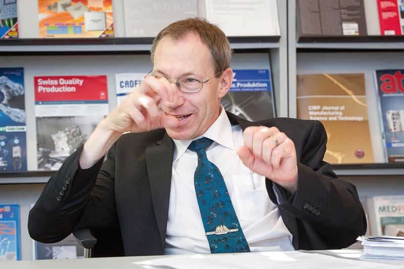 Ich halte die Kontinuität für entscheidend. Innovation der Produktionsprozesse sollte man wie Fitness betreiben.  Prof. Dr.-Ing. Konrad Wegener, ETH Zürich (Bild: Thomas Entzeroth)