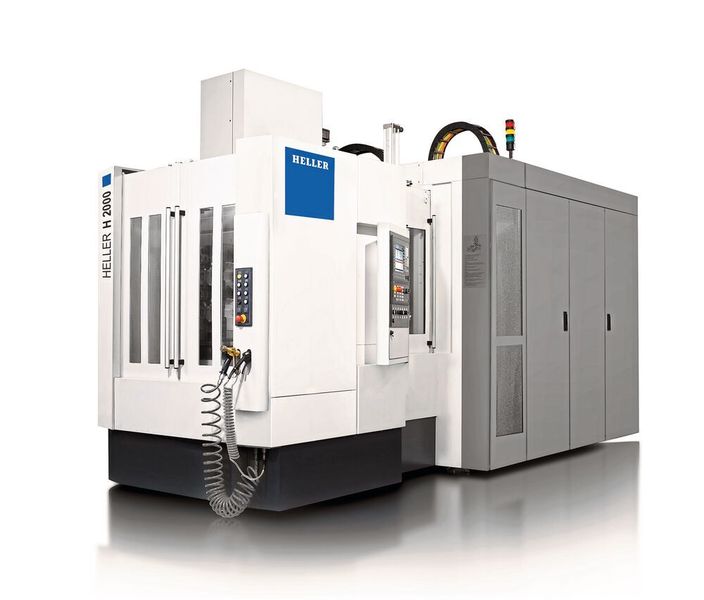 Die Baureihe H bietet ein zuverlässiges Leistungspaket für die Serienfertigung mit wechselnden Losgrössen. (Heller)