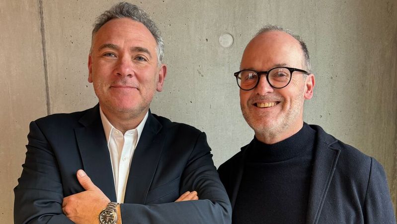 Jérôme Doncieux, Gründer und CEO von Majelan X und Frank Wippich, CEO von Gestigon.(Bild:  MajelanX)