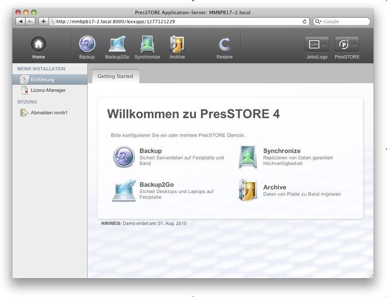 Presstore P4 bietet vier spezialisierte Module für unterschiedliche Speicherszenarien. (Archiv: Vogel Business Media)