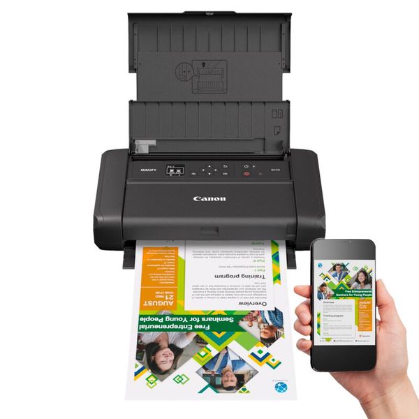 Drahtloses Drucken ist mit der Print App von Canon sowie via Airprint und Mopria möglich. (Bild: Canon)