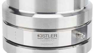 Misst bis 450 kN: Der laut Hersteller Kistler größte 3-Komponenten- Kraftsensor der Welt erfasst kleinste dynamische Änderungen extrem großer Kräfte in allen drei Richtungen. (Kistler Gruppe)