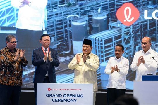 Lotte Chemical held the completion ceremony for Lotte Chemical Indonesia in Cilegon, Banten Province, Indonesia.(Source:  Lotte Chemical)