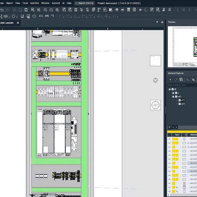 The use of artificial intelligence makes it possible to systematically automate enclosure planning for the first time. This brings a number of advantages. (Image:WSCAD)