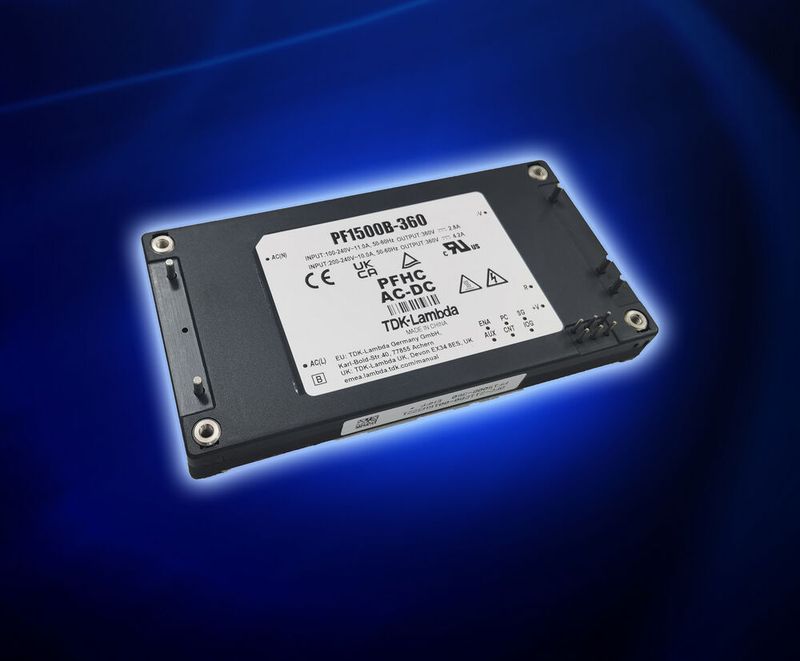 Mit einem Eingang von 170 V AC bis 265 V AC liefert der PF1500B-360 1512 W und 1008 W bei einem Betrieb von 85 V AC bis 265 V AC. 