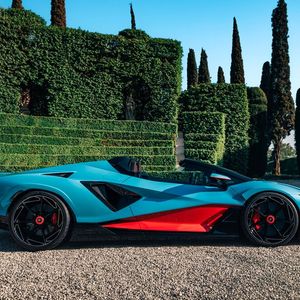 Buyers of the Fenomeno Roadster should be storm-proof, because a roof is not provided here(Image: Lamborghini)