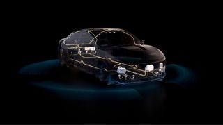 Nvidia hat auf der CES 2026 sein offenes Ökosystem Drive Hyperion vorgestellt. (Bild: Nvidia)