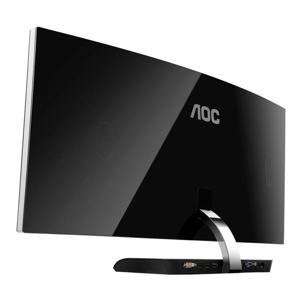 Der AOC C3583FQ verfügt über zwei HDMI-Anschlüsse (MHL) sowie zwei Display-Port-Eingänge. (Bild: AOC)