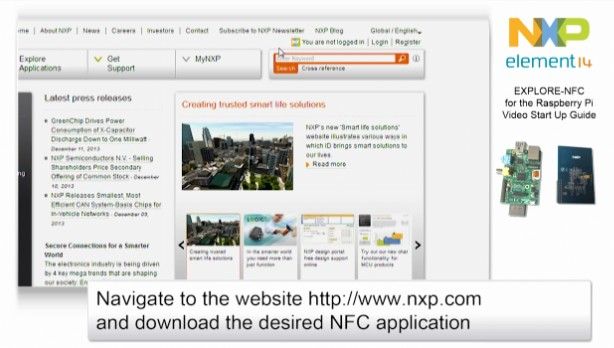 EXPLORE NFC und Raspberry Pi: Installation (Bild: NXP/element14)
