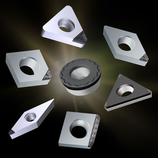 By using laser machining, the KOMET GROUP has increased the performance capability of its ISO PCD indexable inserts and has extended its range to now encompass 900 variants. (Komet Group)