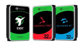 Die neuen 32-TB-CMR-Festplatten von Seagate sind ab sofort verfügbar. (Bild: Seagate)