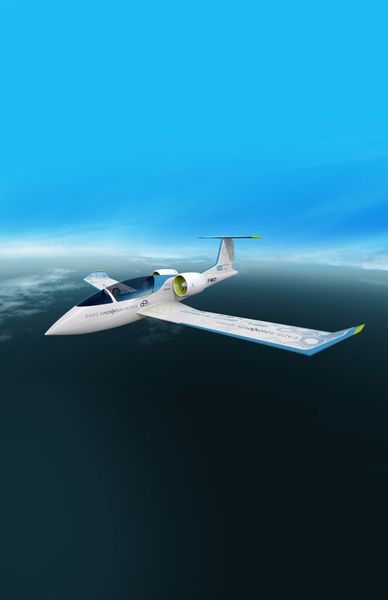 Elektrisch angetriebenes Trainingsflugzeug für die allgemeine Luftfahrt: E-Fan von EADS und Aero Composites Saintonge (ACS) (EADS)