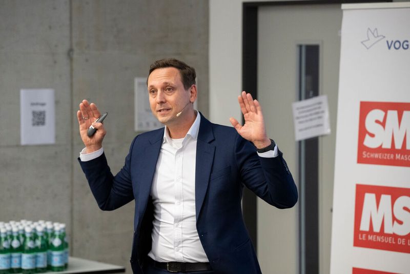 Dr. Adam Gontarz, Leiter des Bereichs Digitaliserung, Innovation und Technologie bei Swissmem über den Cyber Resiliance Act. (Bild: Thomas Entzeroth)
