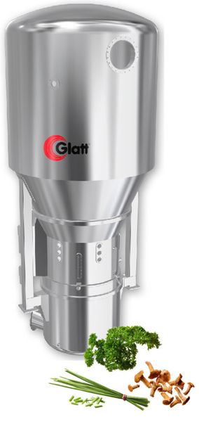 Der Wirbelschicht-Trockner innodryer von Glatt trocknet Kräuter schonend bei geringem Energieaufwand. (Bild: Glatt)