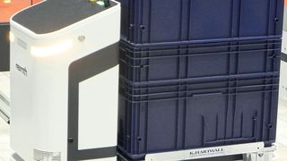 Das Active Shuttle von Bosch Rexroth auf der Logimat 2019 (Bosch Rexroth)