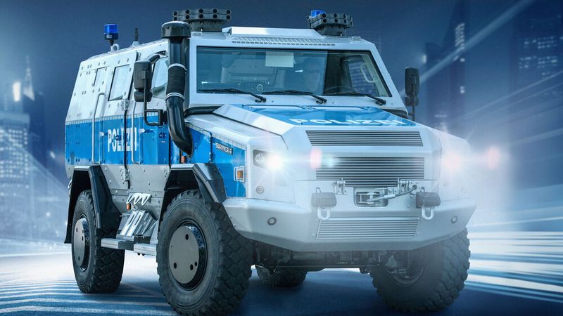 Survivor-Version mit Werferanlage für Nebel und Reizstoffe (Bild: Rheinmetall)