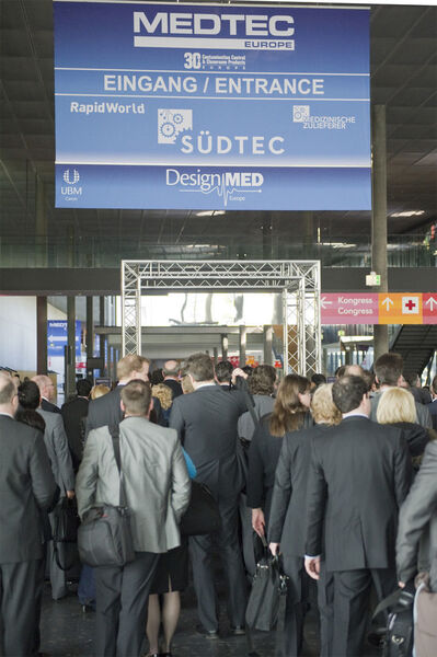 Seit 2002 ist die Medtec Europe um mehr als das Zehnfache gewachsen.  (Bild: UBM Canon)