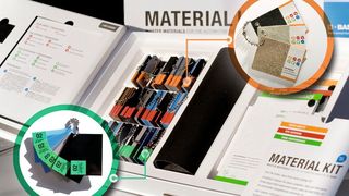 Das "Material Kit" vermittelt einen Überblick über das gesamte Material-Know-how, das die BASF dem Automobildesigner bie  (Bild: BASF)