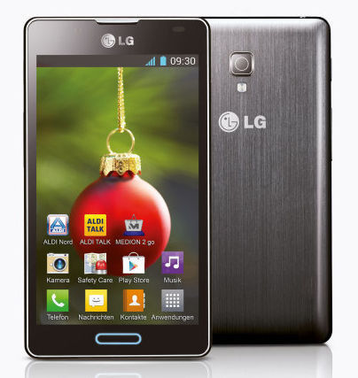 Deutschlandweit bietet Aldi ab Donnerstag das LG-Smartphone P 710 Optimus L7 II an. (Bild: Aldi)