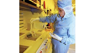 The clean room is used not only for the production of pharmaceuticals but also for the manufacture of humidity measuring devices.  (Picture: Vaisala)