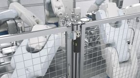 Trotz seiner kompakten Bauform von nur 30 × 30 × 135 mm bietet der SLO eine Zuhaltekraft von 3.000 N und Schutzart IP69. (Bild: Bernstein)