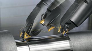 Im Rahmen der Turning Days 2019 zeigt Sandvik Coromant am Stand von Otto Bitzer in der Halle A3 am Stand C4, wie es heißt, neuesten Methoden für eine hochmodere Fertigung  – beispielsweise das Prime-Turning-Verfahren zur Drehbearbeitung in alle Richtungen. (Sandvik Coromant)