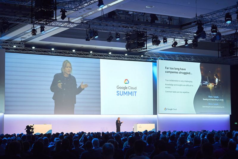 Keynote von Suzanne Frey, Vice President, Engineering - Cloud Trust bei Google Cloud (Fabian Vogl / Google Cloud)