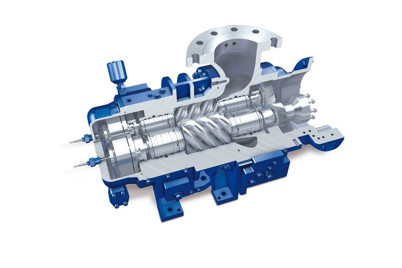 Bei ölfreien Verdichtern ist es unnötig, das feuchte Gas über dem Taupunkt zu verdichten oder vorzutrocknen. (Bild: Aerzen)