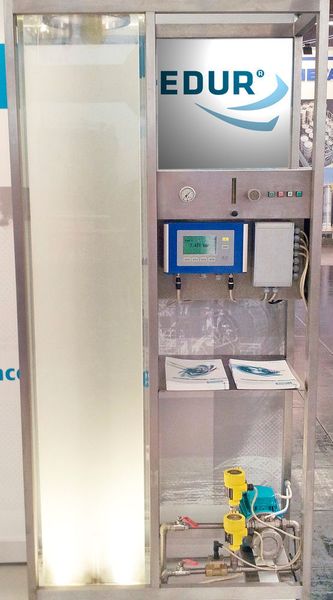 Dieses Funktionsmodell demonstriert auf Messen die Erzeugung von Weißwasser für die Flotation. (Rainer Pregla)