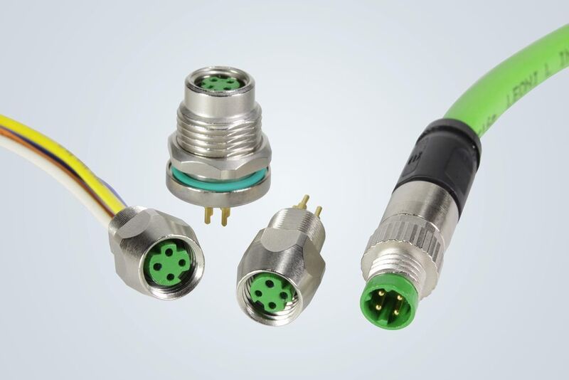Der neue Harting M8 ist laut Unternehmen die robuste und miniaturisierte Lösung für Ethernet bis in die kleinste Feldapplikation. (Harting)