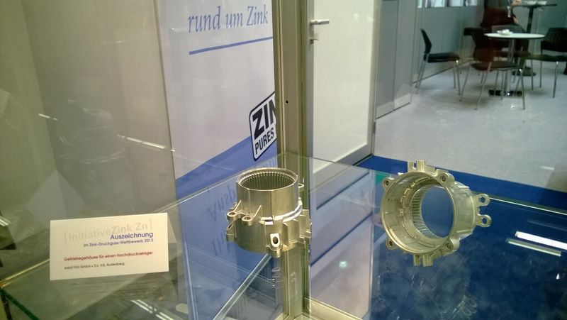 Platz 3 des Zinkdruckgusswettbewerbes: Fa. Adolf Föhl mit einem Getriebegehäuse für einen Hochdruckreiniger. (Bild: D Quitter, konstruktionspraxis)