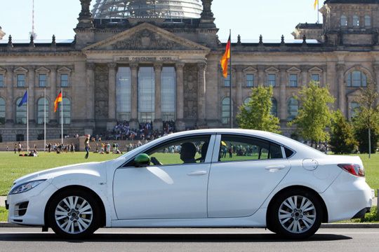 Der neue Mazda 6 wird länger sein als das aktuelle Modell. (Archiv: Vogel Business Media)