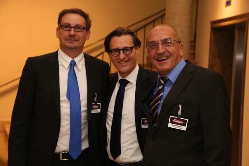 v. l.: Stephan M. Peters, NEC, Alexander Maier, Ingram Micro, und Roland Lommer, Eaton Electric (IT-BUSINESS)