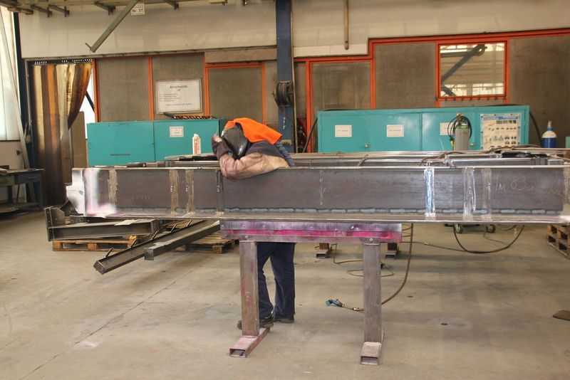 Bei Kinkele wird mächtig viel geschweißt. (Bild: Sonnenberg)