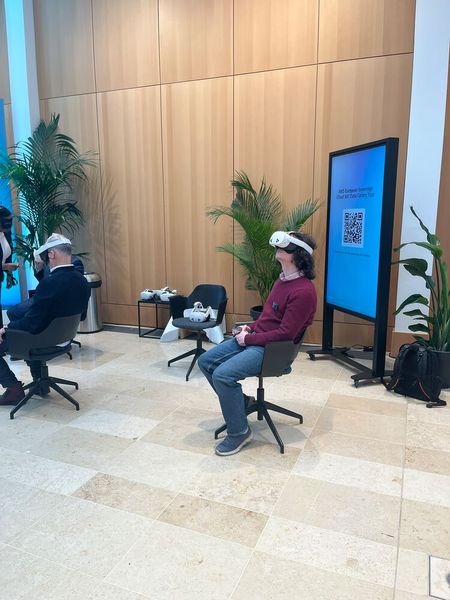 Mit der VR-Experience konnten die Besucher sich einen Einruck von der ESC machen. (Bild: Vogel IT-Medien)