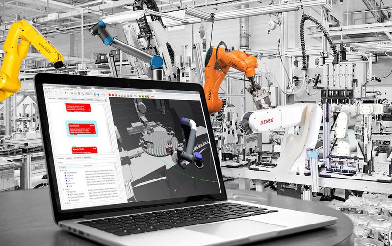 Als herstellerunabhängige Programmierplattform unterstützten Artiminds RPS und LAR die Roboter und Peripheriegeräte namhafter Hersteller. Unter dem Motto „Advanced Robotics Made Simple“ präsentiert das Unternehmen auf der Automatica die neuen Features und Weiterentwicklungen ihrer No-Code-Softwarelösungen. (Bild: ArtiMinds Robotics)