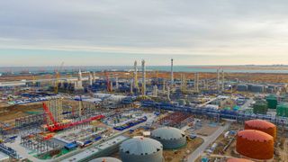 Im Rahmen des Tianjin-Nangang-Ethylenprojekts wird derzeit eine Ethankrackanlage mit einer Kapazität von 1,2 Millionen Tonnen gebaut, die Ende 2023 in Betrieb gehen soll. (Bild: Ineos)