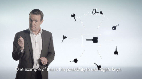 Ein Beispiel dafür sind digitale Autoschlüssel (Volvo)