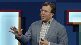 Matt Hicks wurde im Juli 2022 zum President und Chief Executive Officer von Red Hat ernannt. Hier eröffnet er das Red Hat Summit 2023 in Boston. (Bild: Müller)