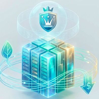 Die Zoho Corporation, Anbieter von Cloud-basierten ERP-Produkten, setzt künftig eigenentwickelte Server in seinen Rechenzentren ein.  (Bild: Gemini / KI-generiert)