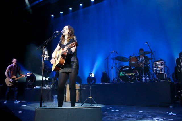 Amy Macdonald rockte die Bühne. (Fujitsu)