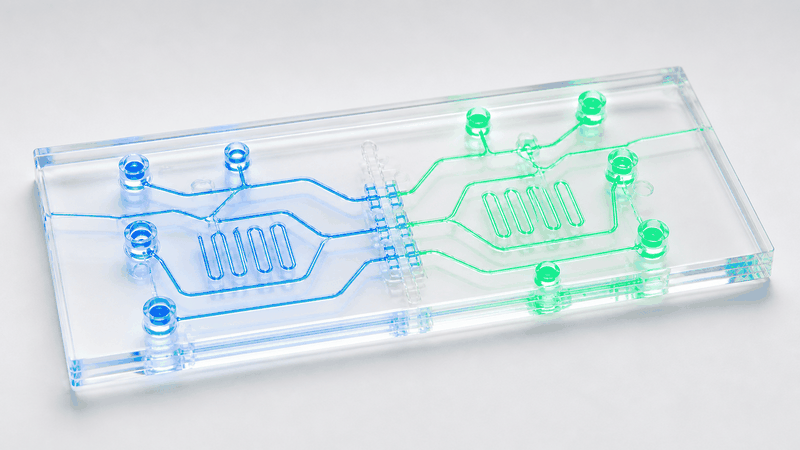 Besonders bei Point-of-Care- und Lab-on-a-Chip-Anwendungen übernimmt das Consumable eine aktive Funktion im Nachweisprozess.(Bild:  KI-generiert / Gemini)