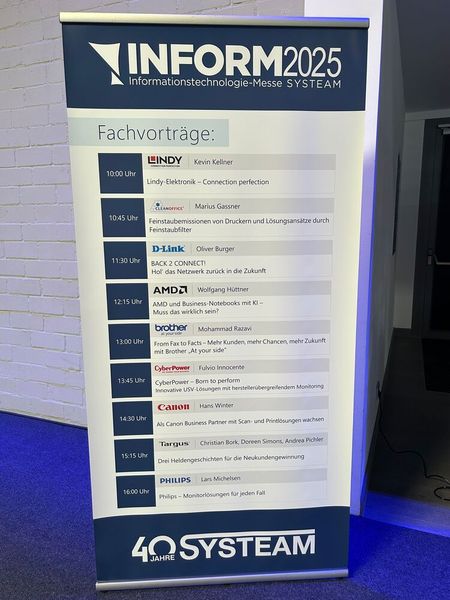 Volle Agenda bei der INFORM2025. (Bild: Vogel IT-Medien)