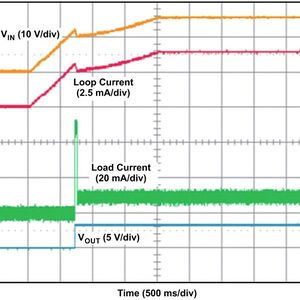 Bild 2: Ein strombegrenztes System setzt für ein einwandfreies Anlaufverhalten eine präzise Schwellenspannung am EN-Pin voraus.(Bild:  Texas Instruments)