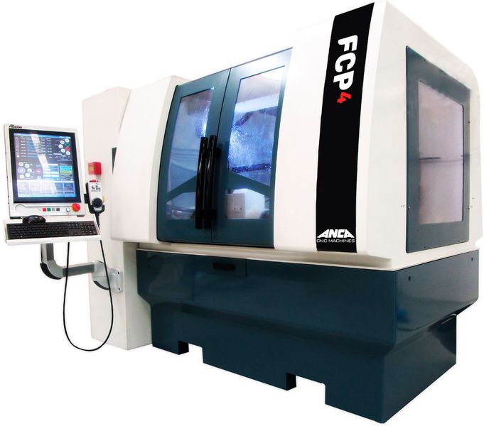 Anca’s FCP4 Hochproduktions-Bohrerschleifmaschine kann Bohrer von 0,8 bis 4 mm herstellen. (Anca)