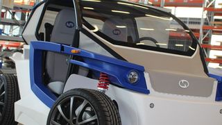 Bild 1: Für den ersten Prototypen (Streetscooter C16) wurden sämtliche Kunststoffexterieurteile in Kooperation mit Stratasys und Street-scooter mittels 3D-Druck hergestellt. (Bild: Streetscooter)