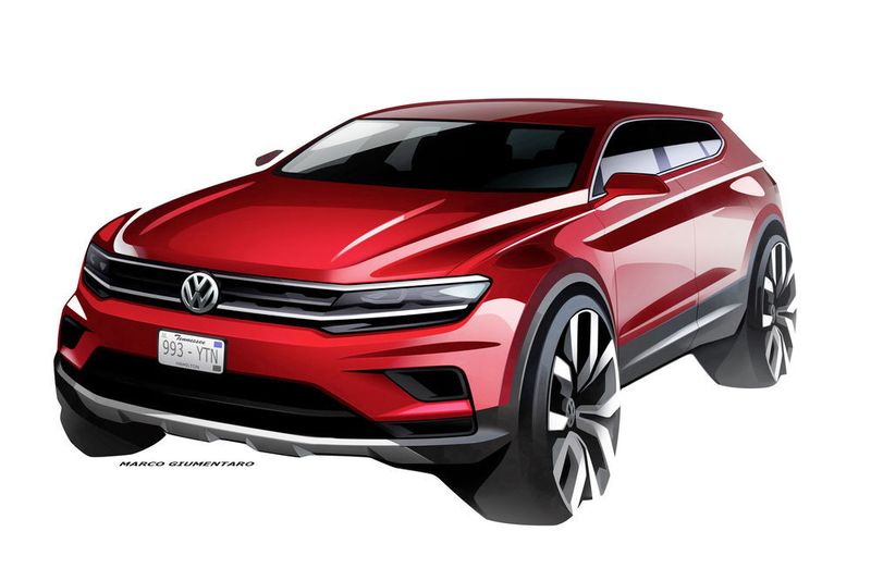 … zum Tiguan Allspace verraten. Wie gesagt, wir wissen es nicht. Und wenn wir es wüssten, dürften wir es wegen der unterschriebenen Geheimhaltungserklärung nicht sagen oder schreiben. (Volkswagen)