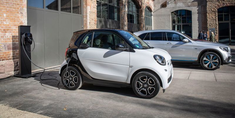 Den Smart soll es ab 2020 in Europa nur noch als E-Auto geben. (Daimler)